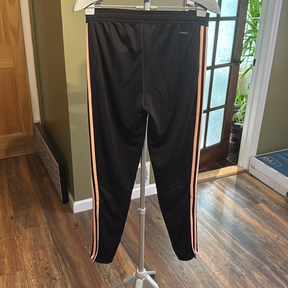 Addias Women’s Trio Track pants size small color black and light pink - Picture 4 of 7